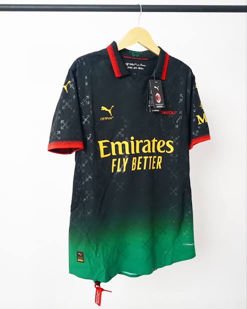 AC Milan x Off White 24/25 Fourth Kit