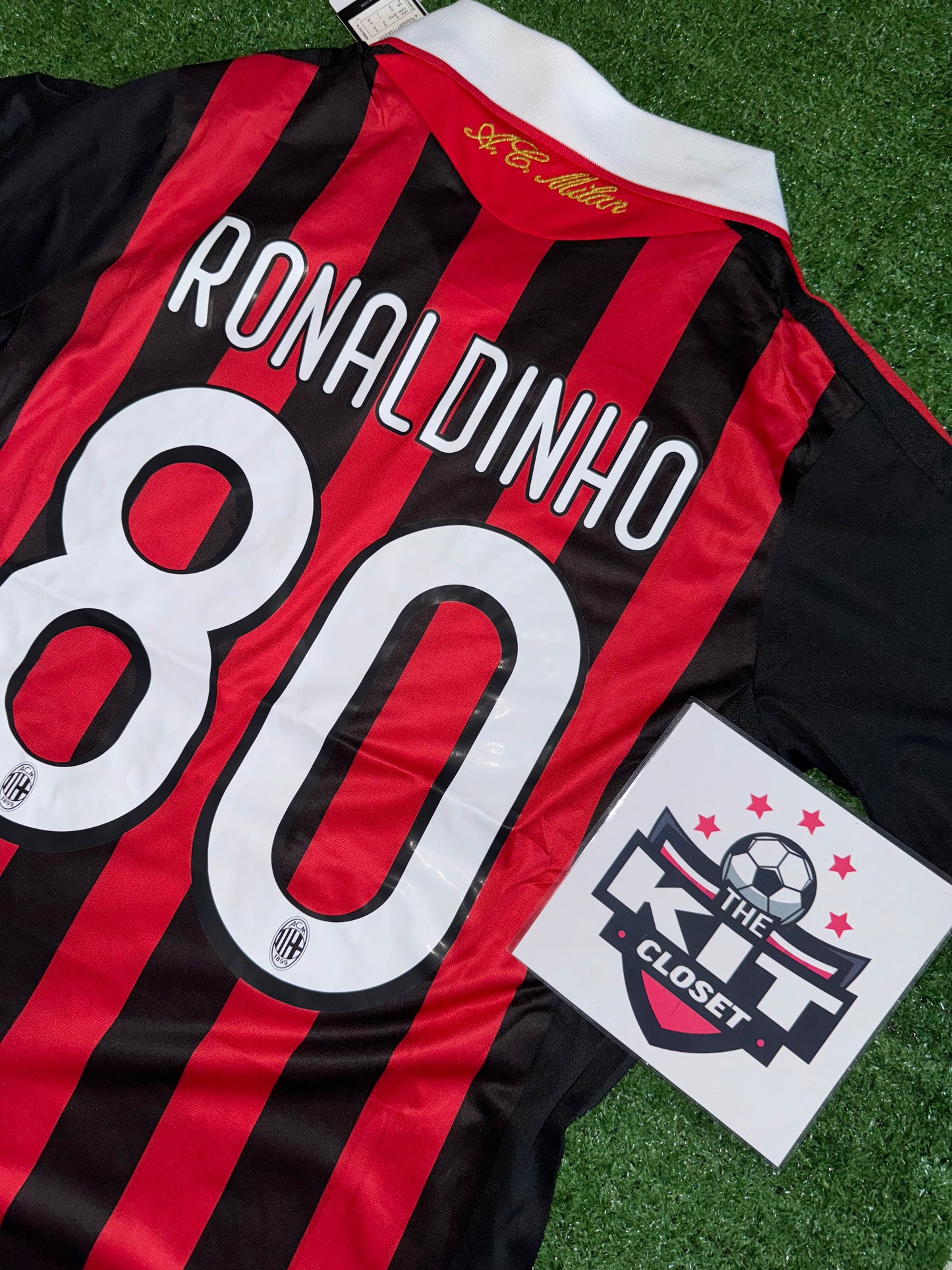 AC Milan 09/10 Home Jersey (Ronaldinho)